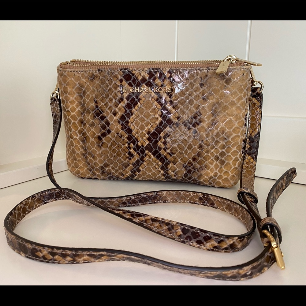 COPY - Michael Kors Python Cross-body